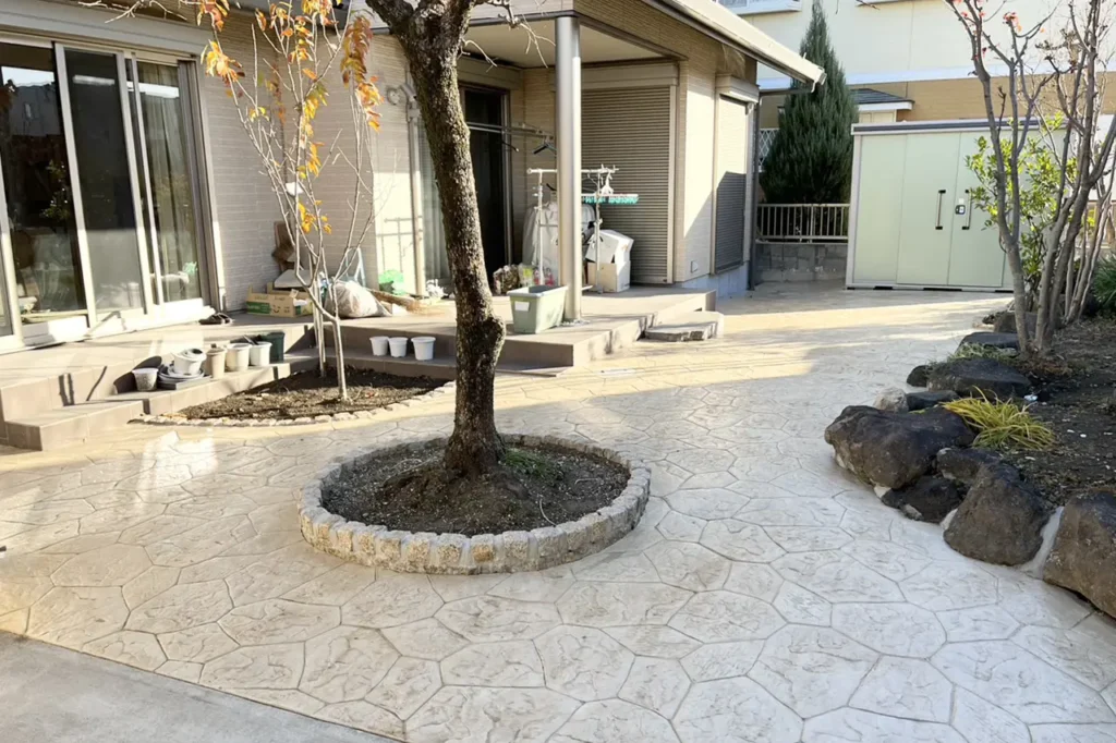 スタンプコンクリート(石張り風)