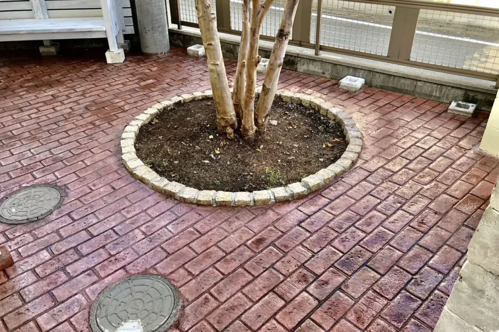 スタンプコンクリート(レンガ風)